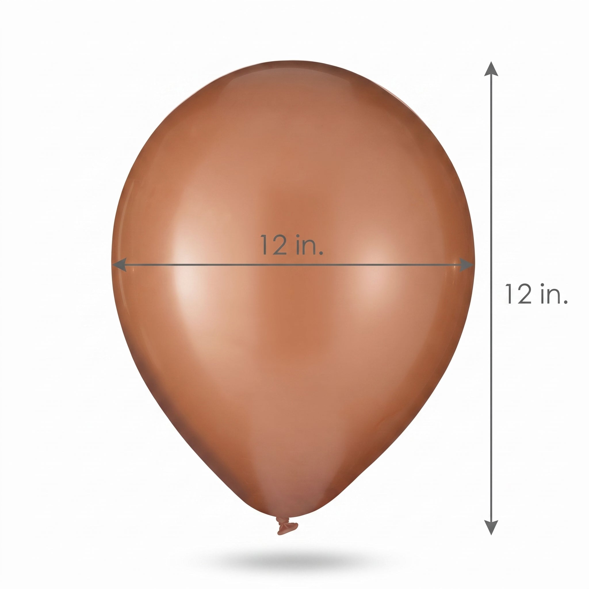 Luxaire 12" Premium Peach Latex Balloons - 25 Pack