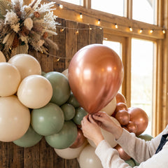 Luxaire 12" Premium Peach Latex Balloons - 25 Pack