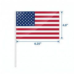 Classic American Handheld Flag - Perfect for Patriotic Celebrations
