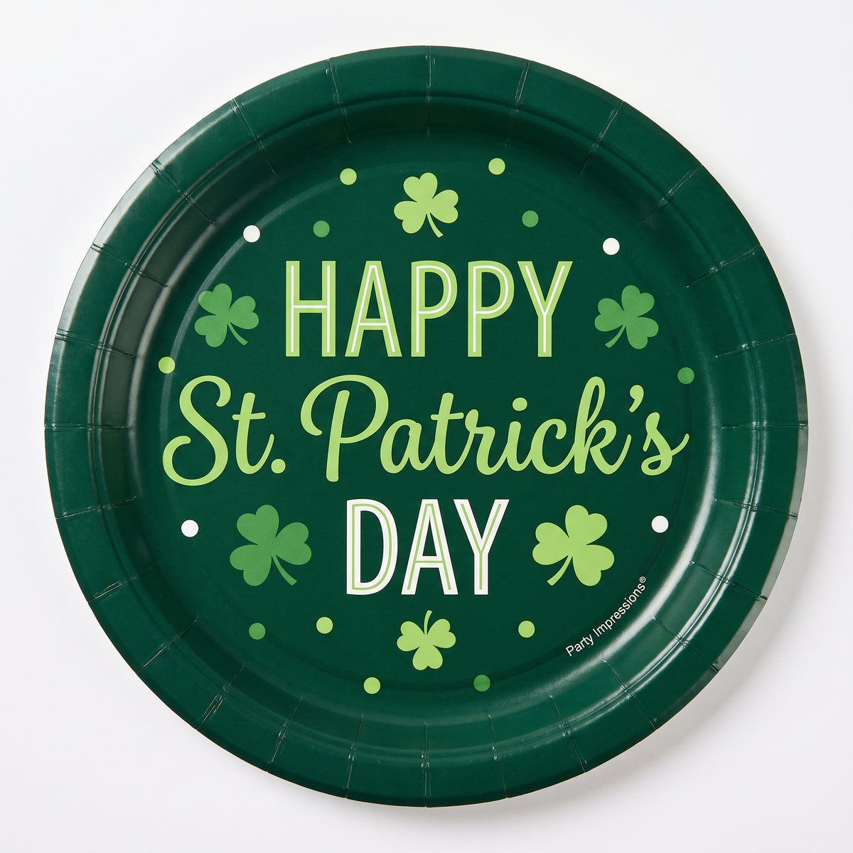 Irish Blessings St. Patrick's Day 8.5" Paper Plates