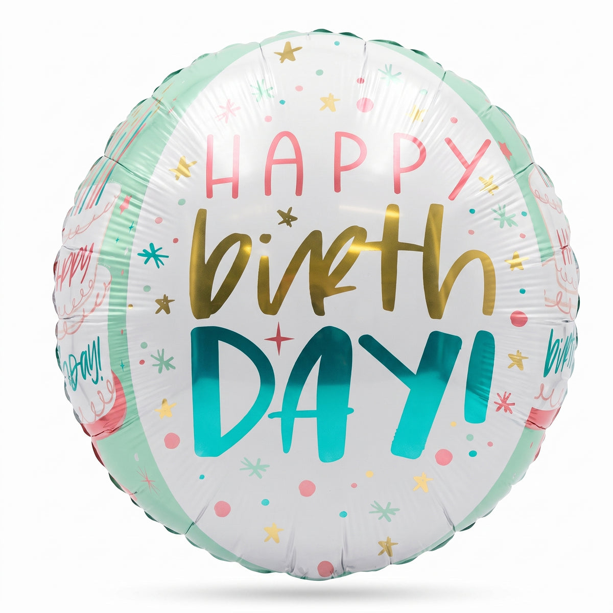 ORBZ Happy Cake Day Foil Balloon