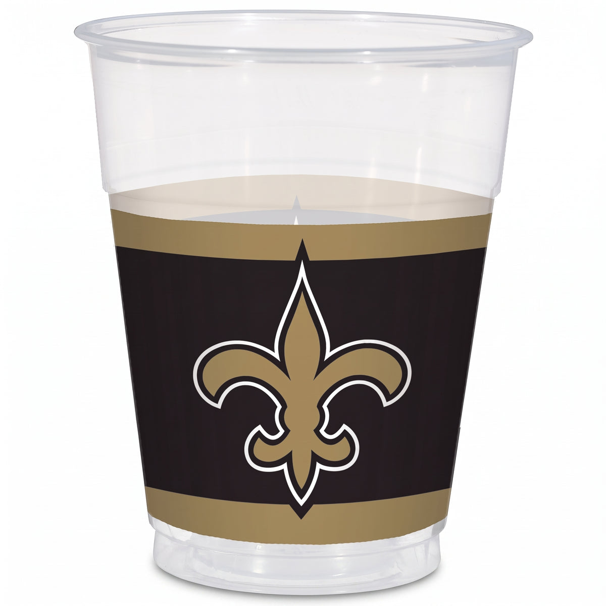 New Orleans Saints 16oz Plastic Cups - 25 Pack