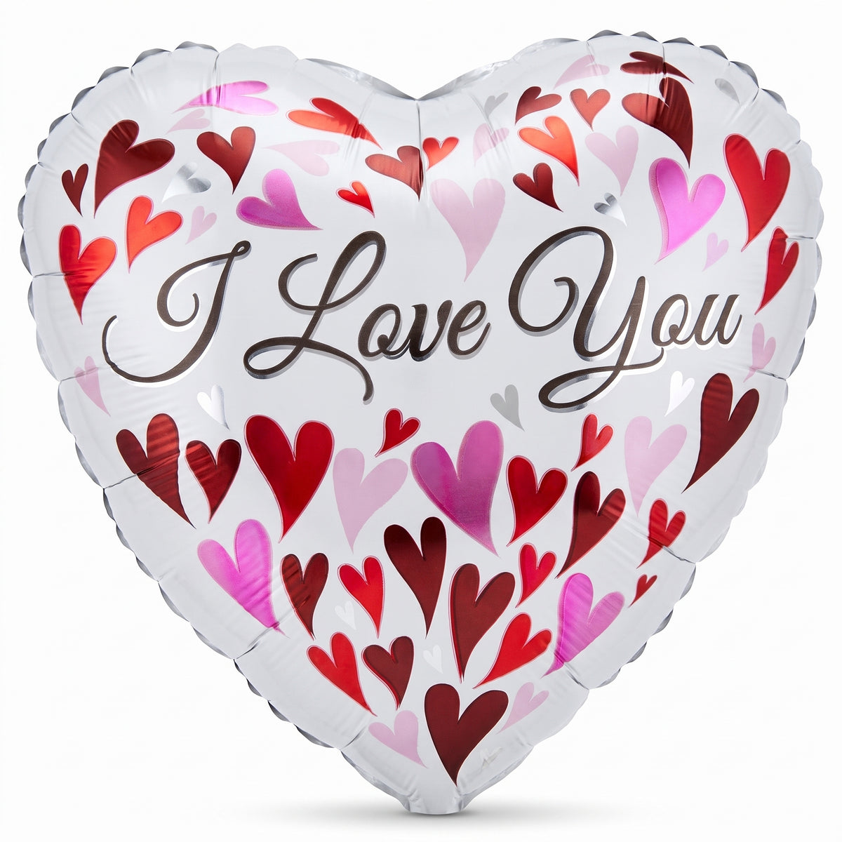 Heartfelt "I Love You" 18-Inch Foil Balloon