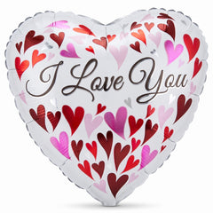 Heartfelt "I Love You" 18-Inch Foil Balloon
