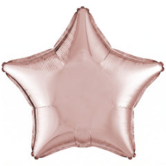 Rose Gold Star Metallic Foil Balloon - 18 Inch