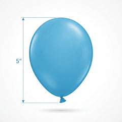 Tranquil Blue Latex Balloons - 50ct, 5"