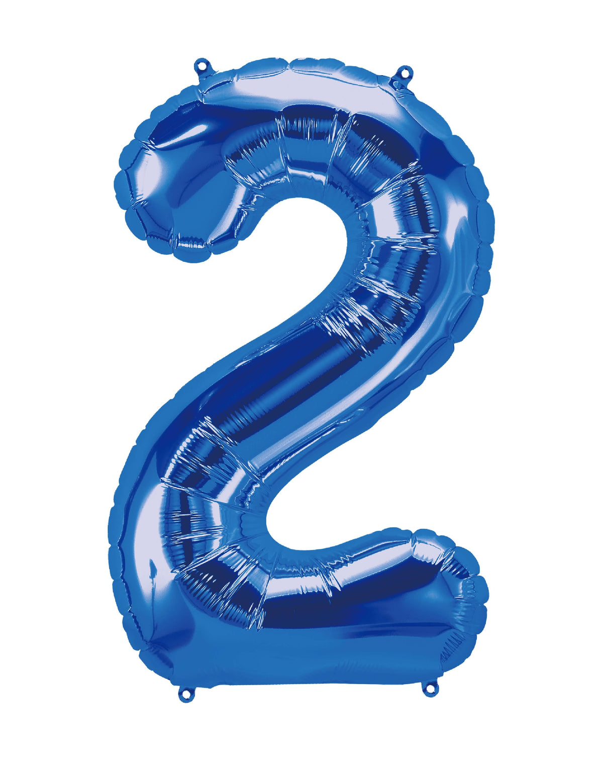 16" Blue Number -2 Balloon