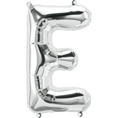 16" Silver Letter-E Balloon