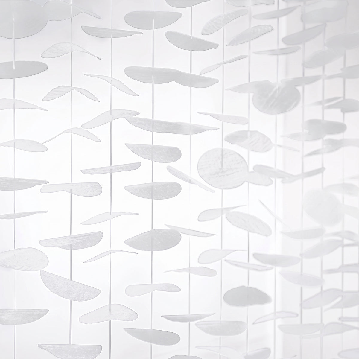 Large White Tissue Circle Backdrop Decoration