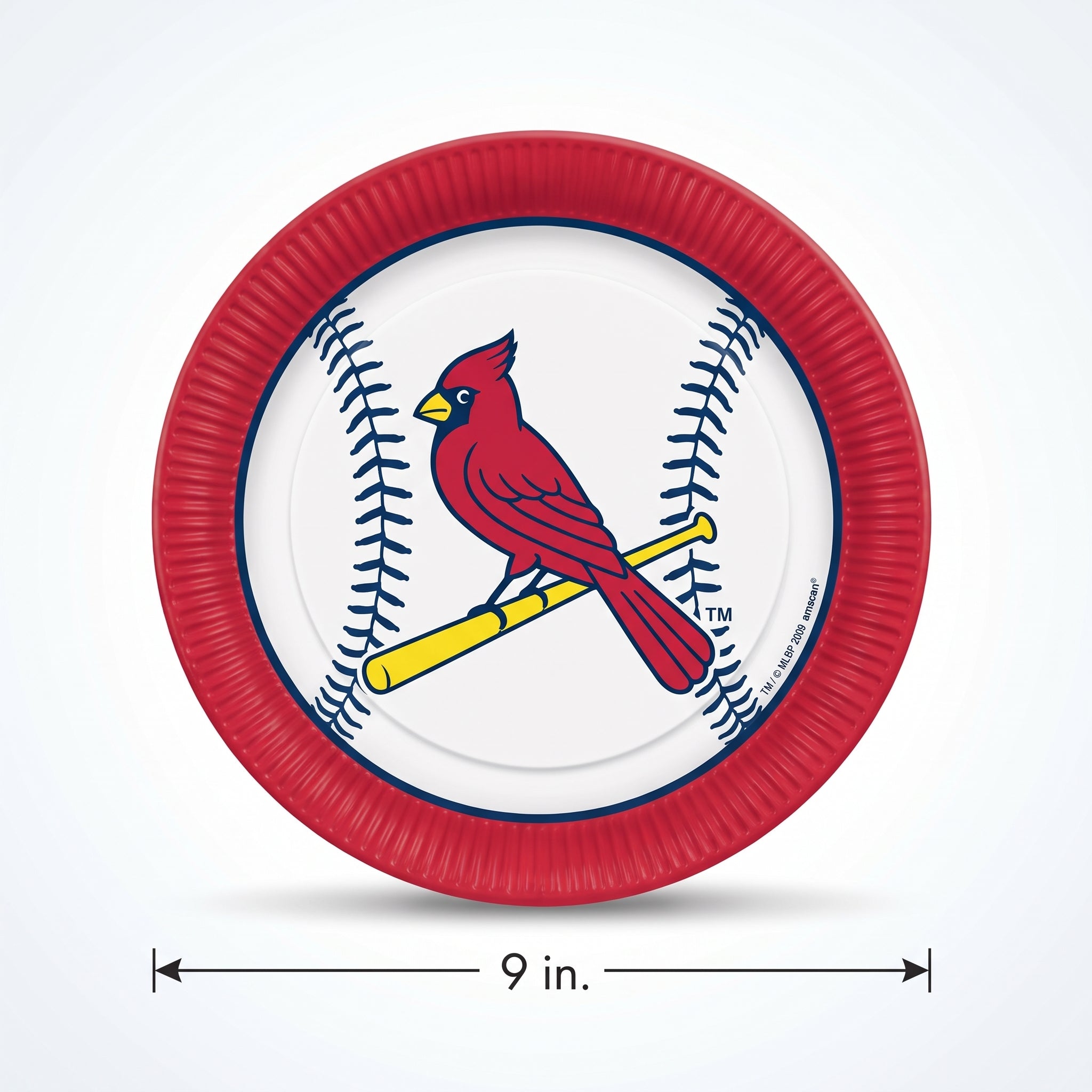 St. Louis Cardinals 9" Round Paper Plates