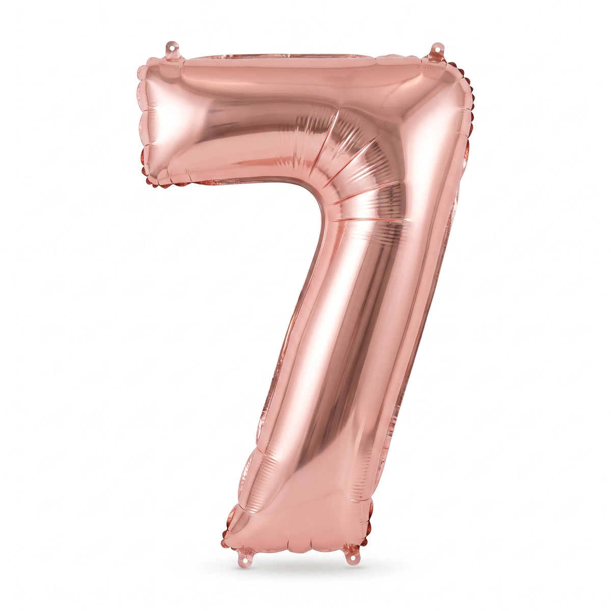 Rose Gold Number 7 Foil Super Shape Balloon