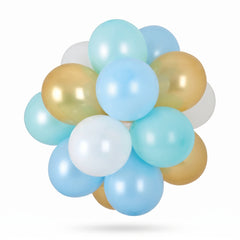 Pastel Blue Latex Balloon Sphere Chandelier Kit