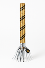 New Year's Eve Oversized Blowout Noisemaker, Black/Silver/Gold, 2-Pack