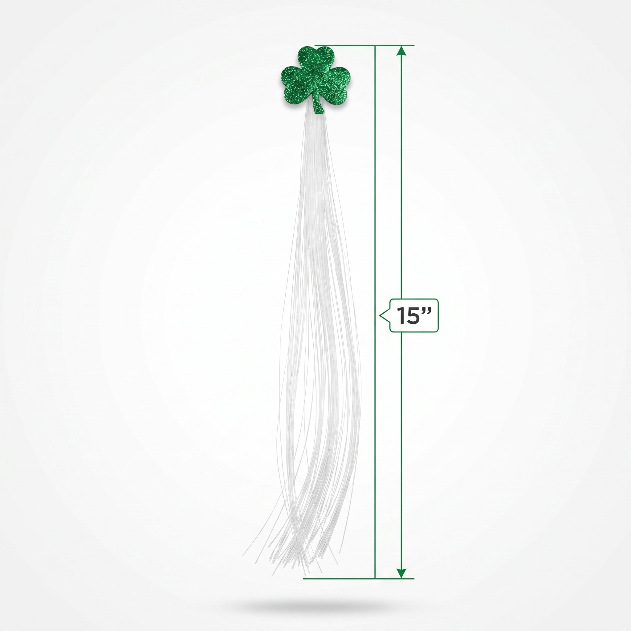 St. Patrick's Day Light-Up Hair Extensions - 3 Pack