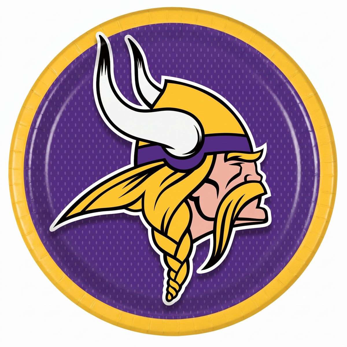 Minnesota Vikings 7" Round Paper Plates