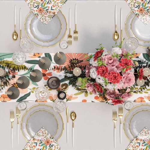 Clear/Gold Petal Plates - Combo Pack 40/40