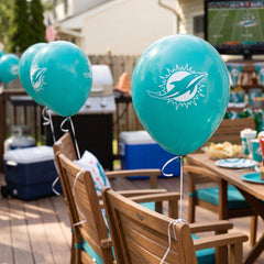 Miami Dolphins 12" Printed Latex Balloons