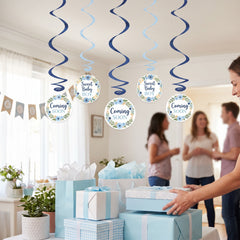 Baby in Bloom Spiral Hanging Decorations