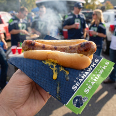 Seattle Seahawks NFL Luncheon Napkins - 6.5 In. x 6.5 In. - 16 Pack