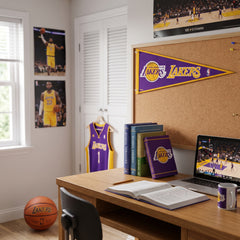 Los Angeles Lakers NBA Pennant Banner