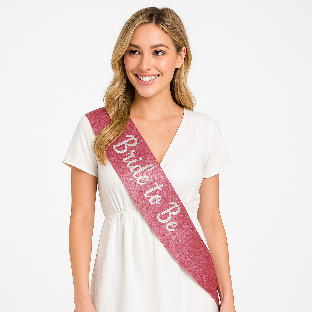 Deluxe "Bride to Be" Wedding Sash