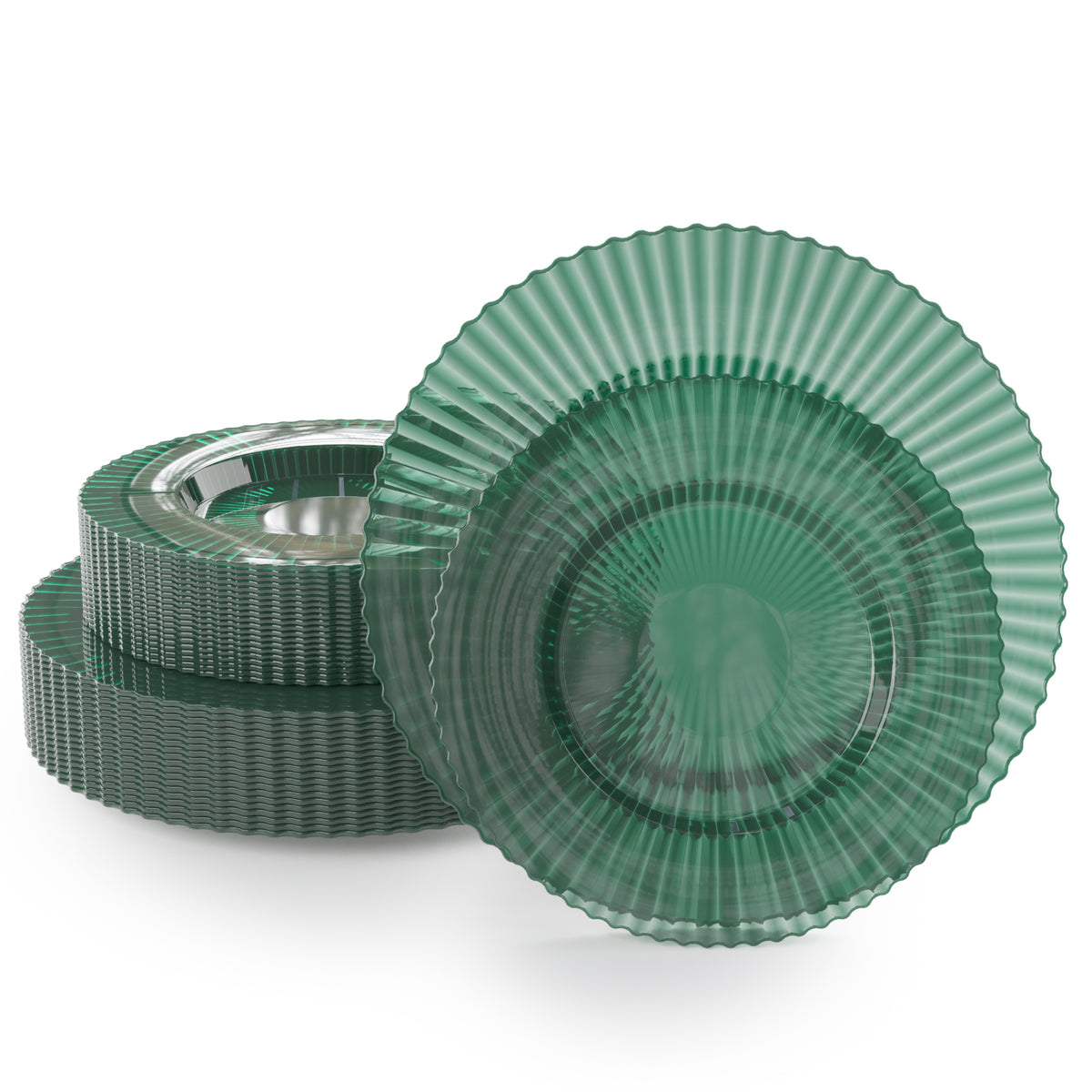 Gemstone Collection Emerald 9 & 11 Inch Plates - 20 Ct. each