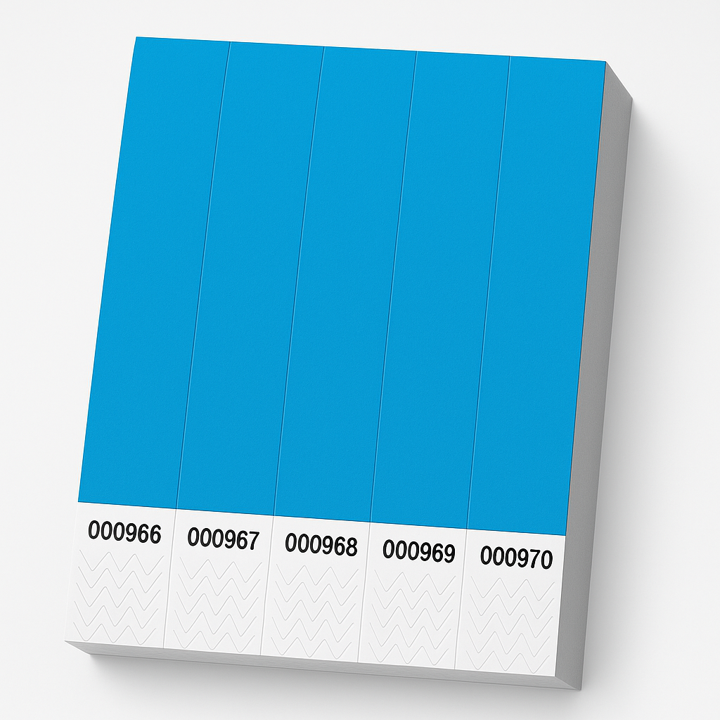 Solid Blue Event Wristbands - Pack of 250