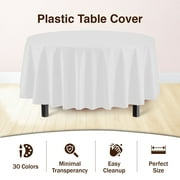 Premium 120" Round Ivory Table Cover