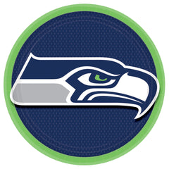 Seattle Seahawks 9" Round Paper Plates