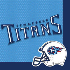 Tennessee Titans NFL Luncheon Napkins - 6.5 In. x 6.5 In. - 36 Pack