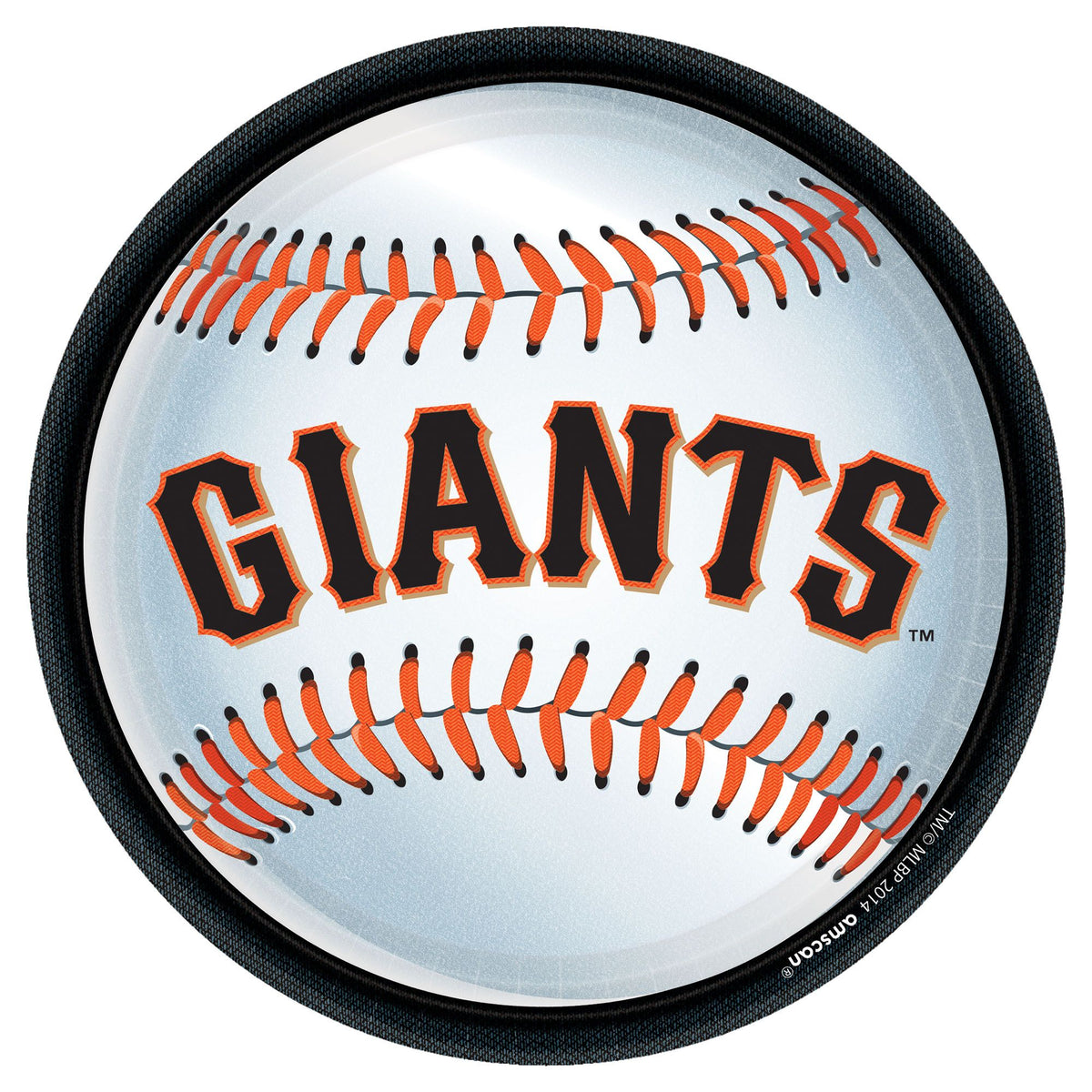 San Francisco Giants 9" Round Paper Plates