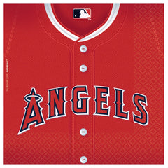 Los Angeles Angels MLB Lunch Napkins - 6.5 In. x 6.5 In.