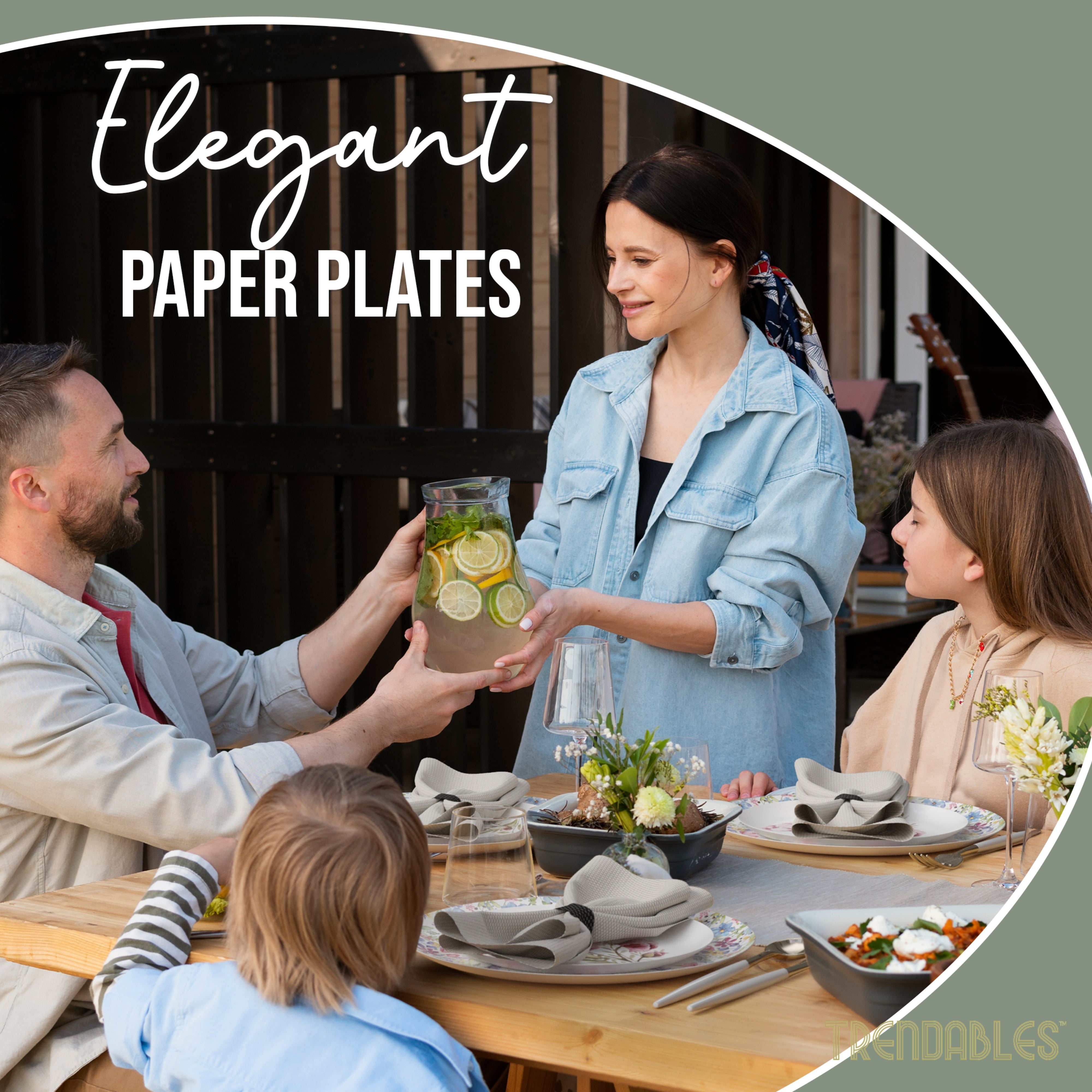Earthtrends Provincial Design Plates Combo Set 16/16.