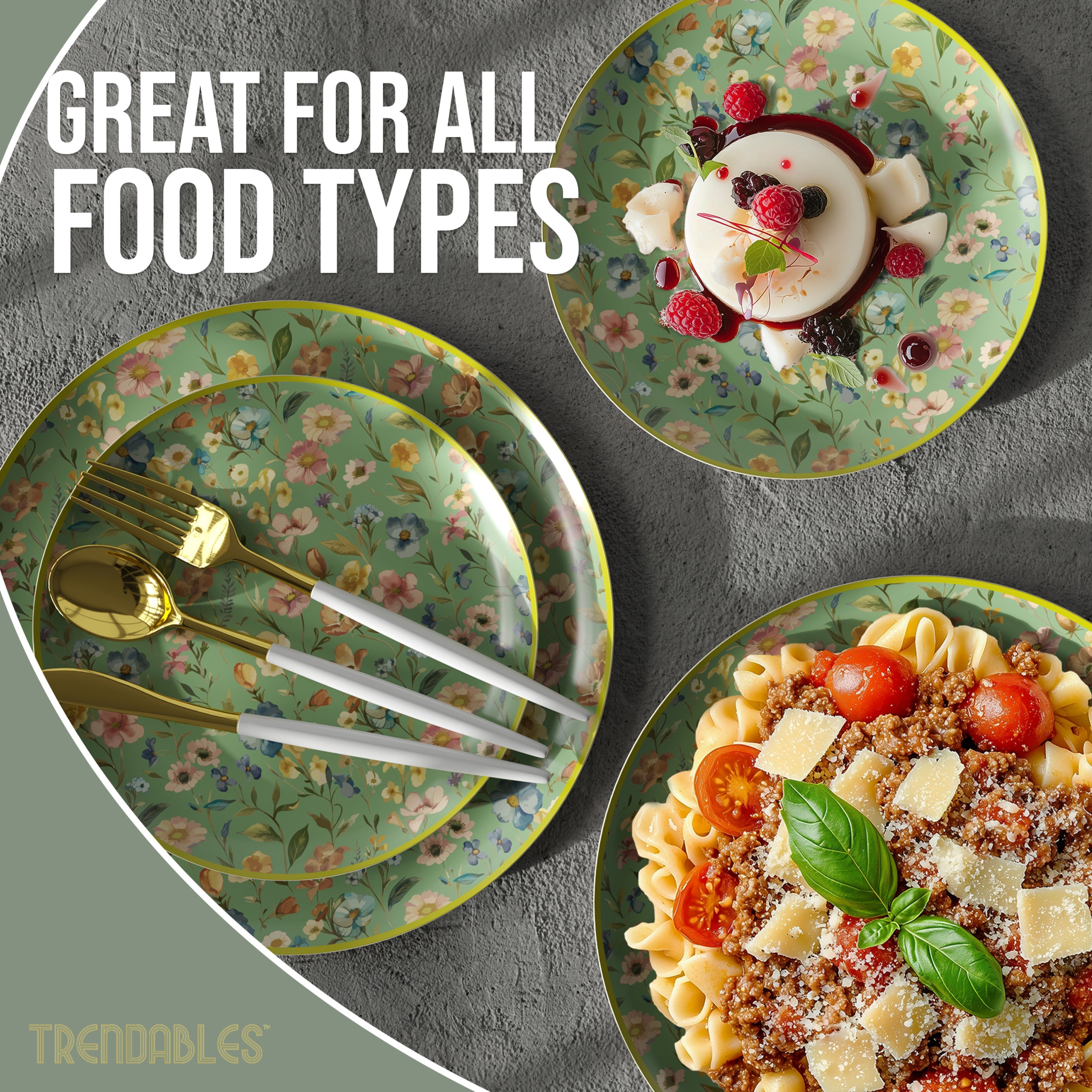 Earthtrends Bouyant Design Plates Combo Set 16/16.