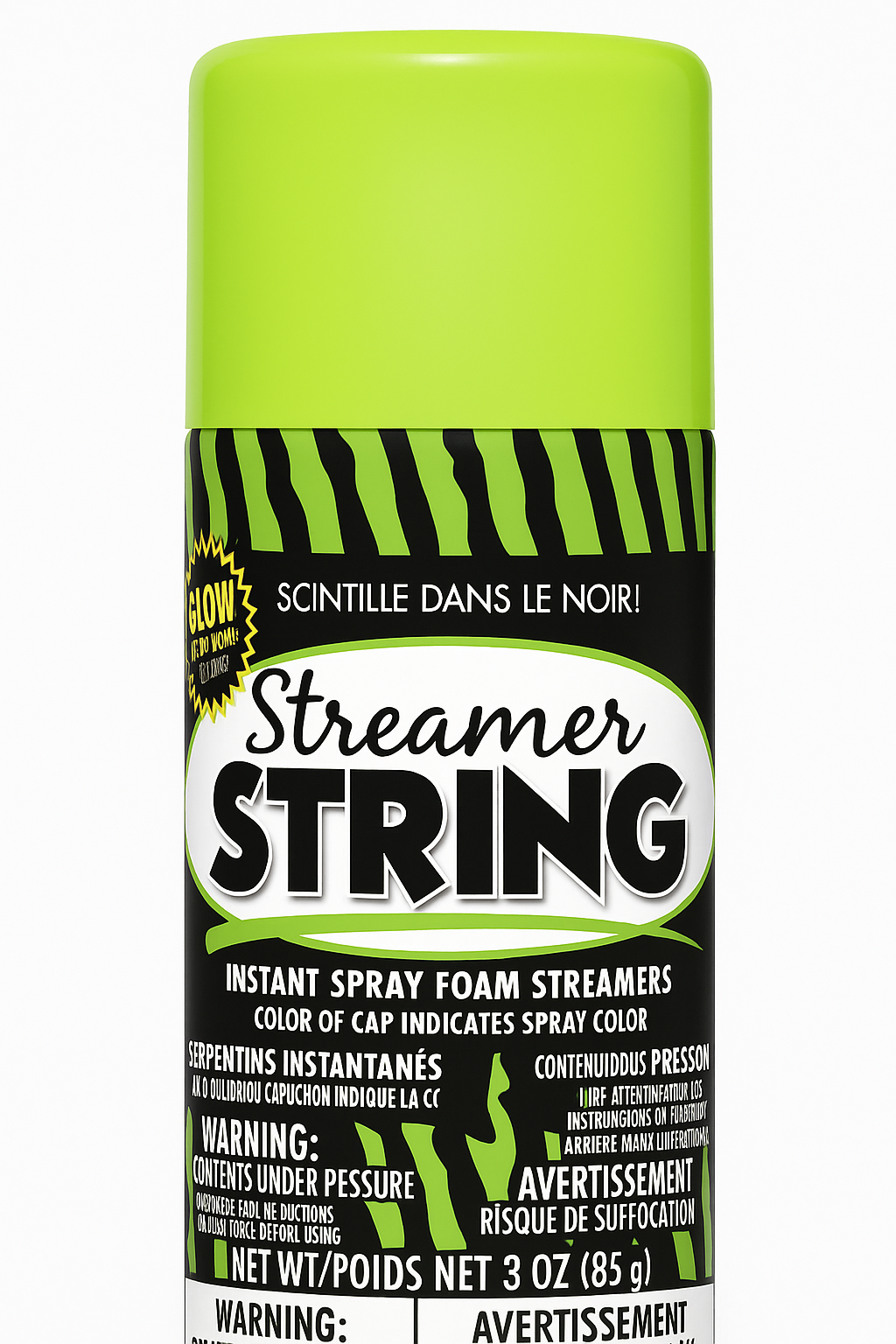 Festive Green Streamer String Spray - 3 oz