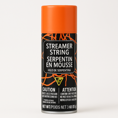 Vibrant Orange Streamer String Spray - 3 oz