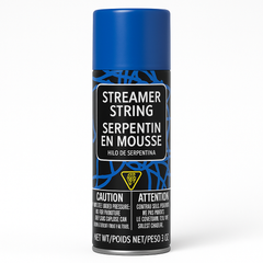 Royal Blue Party Streamer String Spray - 3 oz