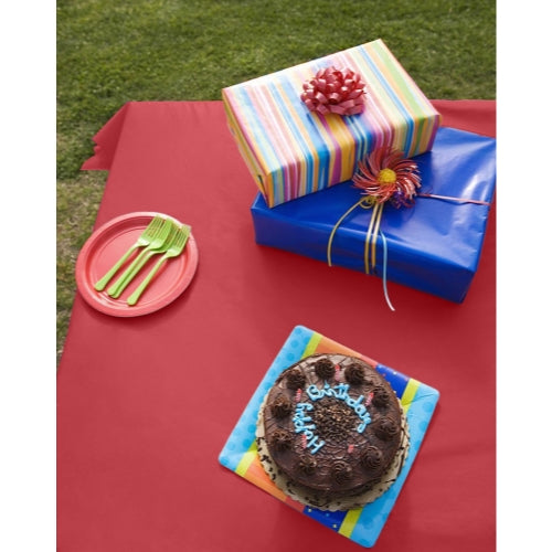 Little Gym - 54"" X 300' Select A Size Table Cover - Red