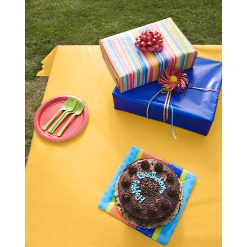 Little Gym - 54" X 300' Select A Size Table Cover - Yellow