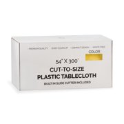 Little Gym - 54" X 300' Select A Size Table Cover - Yellow