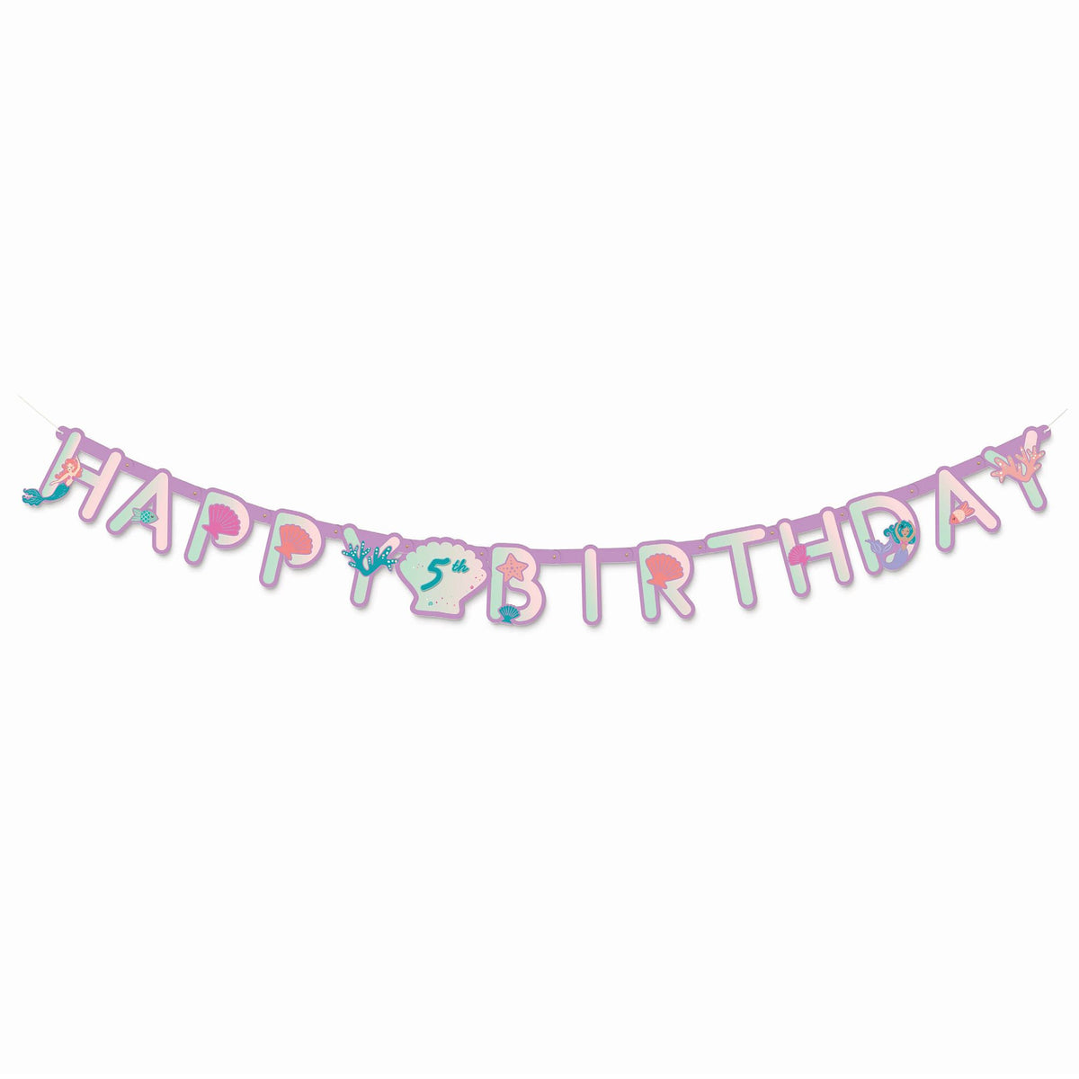 Mermazing Birthday Banner - Add Personalized Age