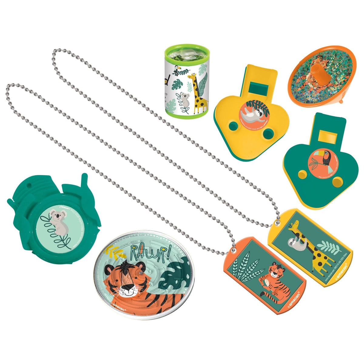 Get Wild Jungle Birthday Mega Mix Favor Pack - 48 Pieces