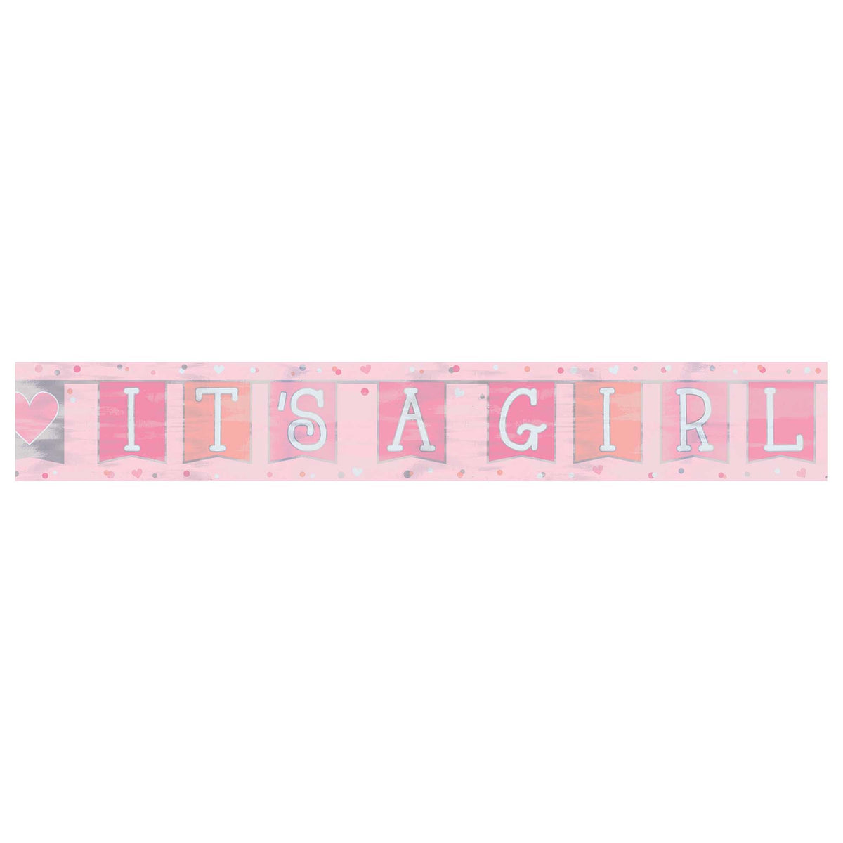 Lovely "It's a Girl" Baby Shower Banner
