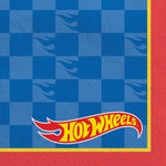 Hot Wheels Printed Beverage Napkins - 5 in. x 5 in. - 16 Pack