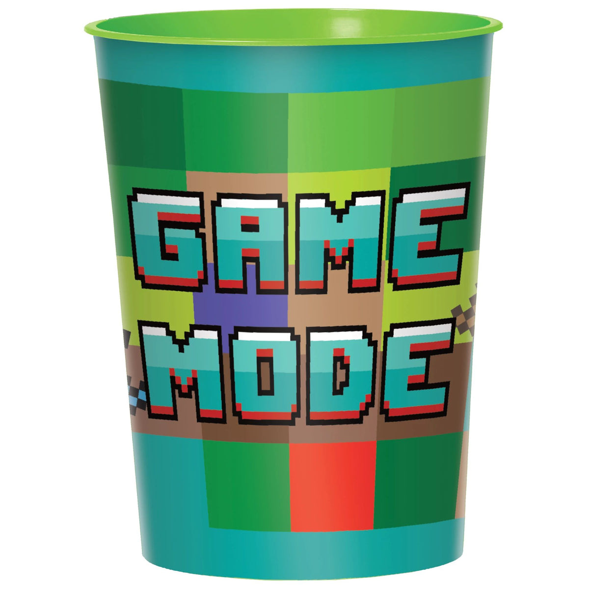 Pixel Party "Game Mode" Reusable Favor Cup, 16 oz