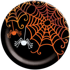 Spooky Spider 6.75" Halloween Paper Plates