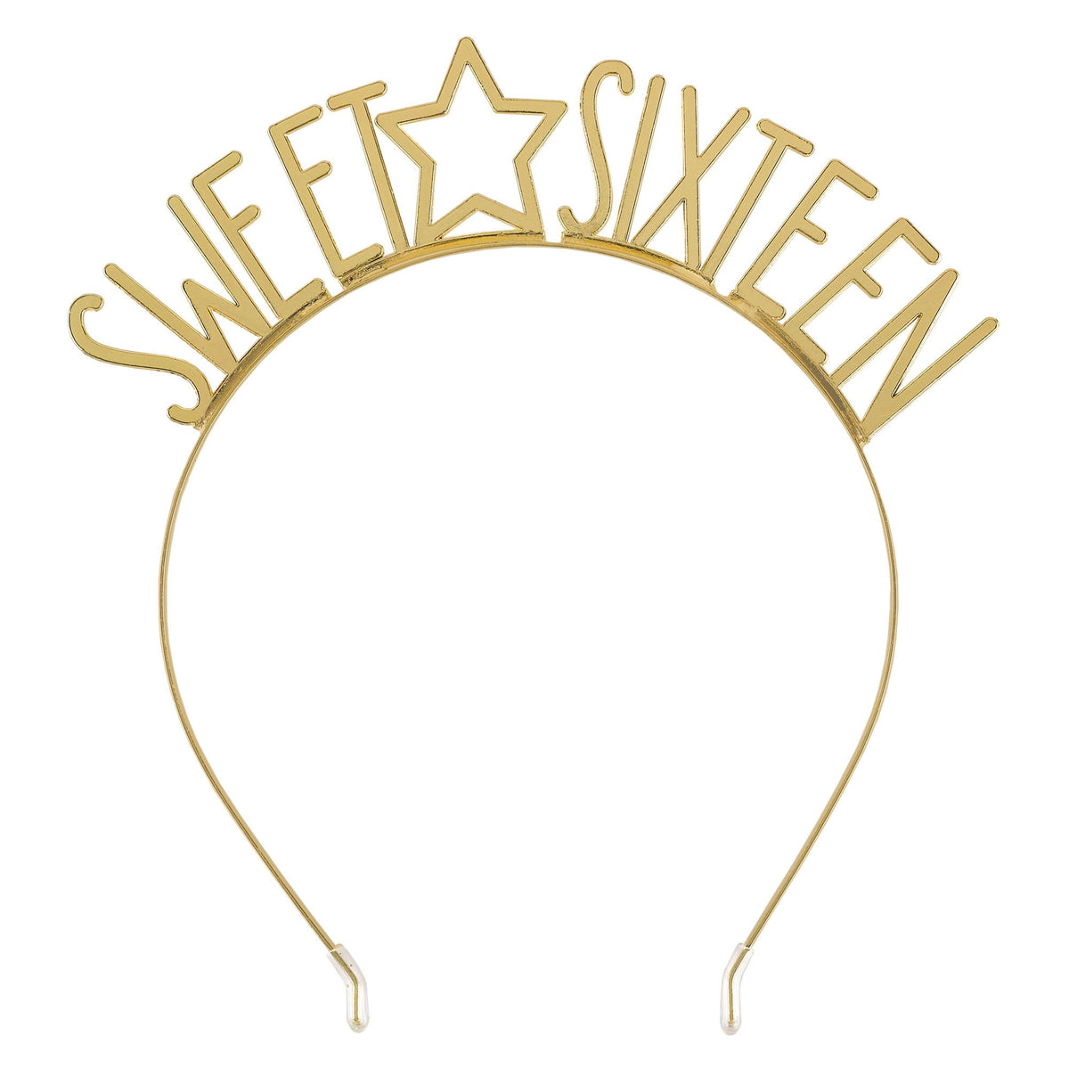 Gold Star Sweet 16 Birthday Headband