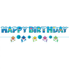Baby Shark "Happy Birthday" Banner Kit - 10.5 ft, 2-Pack