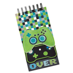 Gamer 3-Tier Spiral Notebook Party Favor