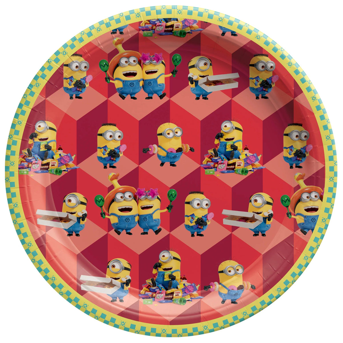 Despicable Me Minion Adventure 7" Round Paper Plates - 8 Pack